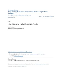 The Rise and Fall of Goritz's Feasts Julia H