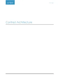 Contrail Architecture