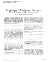 Investigations on Unit Distance Property of Clebsch Graph and Its Complement