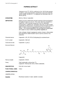 Paprika Extract