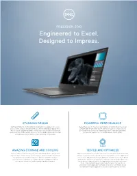 Precision 5540 Spec Sheet