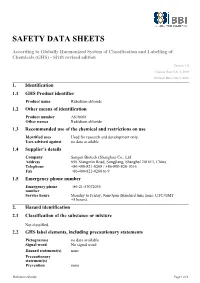 Safety Data Sheets