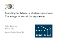 Searching for Muon to Electron Conversion: the Design of the Mu2e Experiment