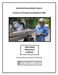 WSP Report 2009