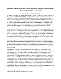 An Atomic Physics Perspective on the New Kilogram Defined by Planck's Constant
