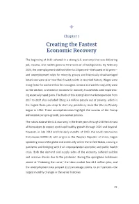 Creating the Fastest Economic Recovery