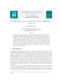 Formalization of Some Central Theorems in Combinatorics of Finite
