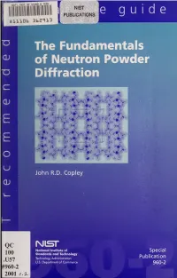The Fundamentals of Neutron Powder Diffraction