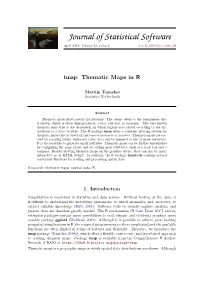 Tmap: Thematic Maps in R