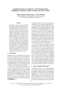 Transliteration for Low-Resource Code-Switching Texts: Building an Automatic Cyrillic-To-Latin Converter for Tatar