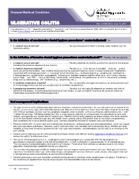 CDHO Factsheet Ulcerative Colitis