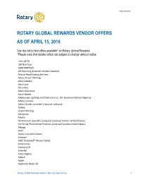 Rotary Global Rewards Vendor List Apr2016 EN