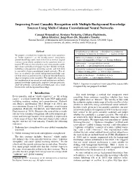 Improving Event Causality Recognition with Multiple Background Knowledge Sources Using Multi-Column Convolutional Neural Networks