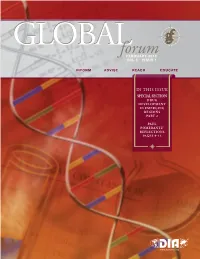 IN THIS ISSUE Special Section Drug Development in Emerging Regions Part 2