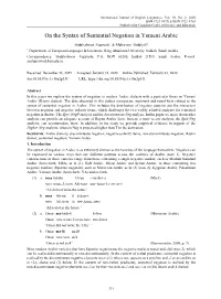 On the Syntax of Sentential Negation in Yemeni Arabic