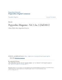 Pepperdine Magazine Campus Documents