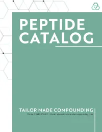 Tailor Made Compounding