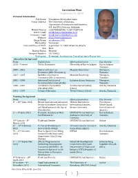 Curriculum Vitae