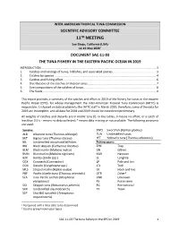 SAC-10-03 EN the Tuna Fishery in the EPO in 2018
