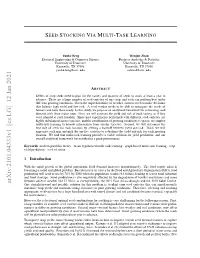 Seed Stocking Via Multi-Task Learning