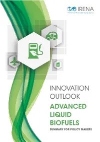 Advanced Liquid Biofuels. Summary