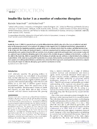Insulin-Like Factor 3 As a Monitor of Endocrine Disruption