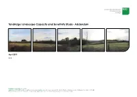 Landscape Capacity and Sensitivity Study - Addendum