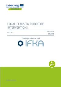 LOCAL PLANS to PRIORITIZE INTERVENTIONS Version 1 DT1.4.2 08/2018