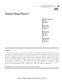 Making Things Physical