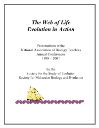 The Web of Life Evolution in Action