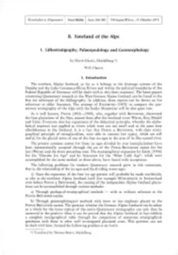 1. Lithostratigraphy, Palaeopedology and Geomorphology