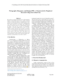Pictographs, Ideograms, and Emojis (PIE): a Framework for Empirical Research Using Non-Verbal Cues