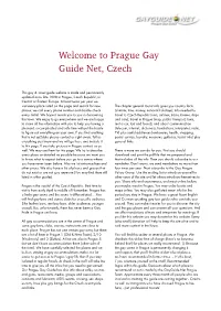 Welcome to Prague Gay Guide Net, Czech