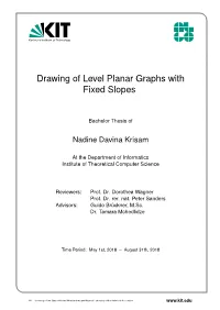 Drawing of Level Planar Graphs with Fixed Slopes