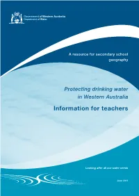 Information for Teachers