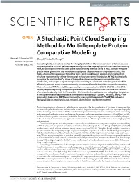 A Stochastic Point Cloud Sampling Method for Multi-Template Protein Comparative Modeling