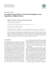Averaging Tesseral Effects: Closed Form Relegation Versus Expansions of Elliptic Motion