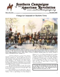 Change in Command at Charlotte Town