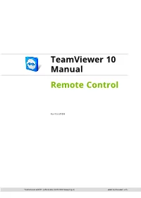 Manual – Remote Control Page 2 of 111 7.2 Authenticating on the Remote Computer Using a Windows User Account 28
