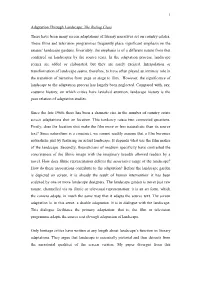 Adaptation Through Landscape: the Ruling Class