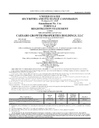 Caesars Growth Properties Holdings
