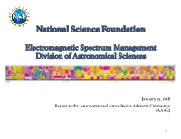 Electromagnetic Spectrum Management