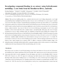 Investigating Compound Flooding in an Estuary Using Hydrodynamic Modelling: a Case Study from the Shoalhaven River, Australia