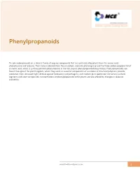 Phenylpropanoids
