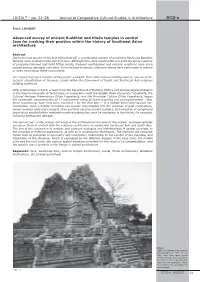 21 Erich LEHNER Advanced Survey of Ancient Buddhist and Hindu