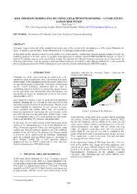 Soil Erosion Modelling by Using Gis & Remote Sensing