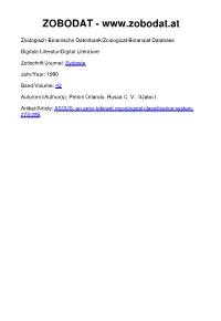 ASCUS: an Error-Tolerant Mycological Classification System*