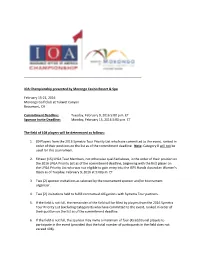IOA Championship Presented by Morongo Casino Resort & Spa