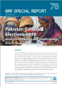 Shared Between PTI and PMLN, with Both Parties Getting the Same Number of Seats – 61 – and the Balance Shared by Independents, PPP and PMLQ