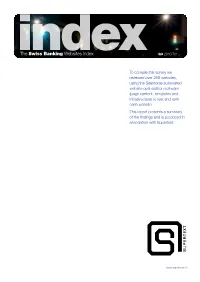 The Swiss Banking Websites Index Q3 2010/701